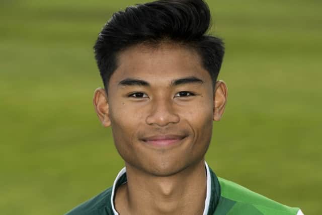 Yrik Gallantes has extended his stay with Hibs. Picture: SNS Group