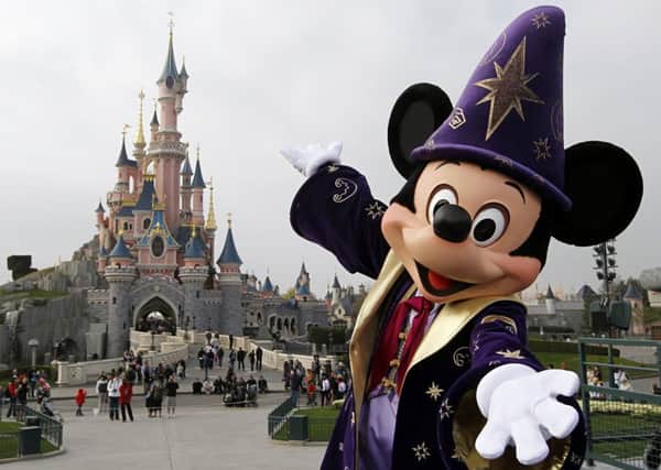 Mickey Mouse welcomes you to Disneyland Paris. Picture: AFP/Getty