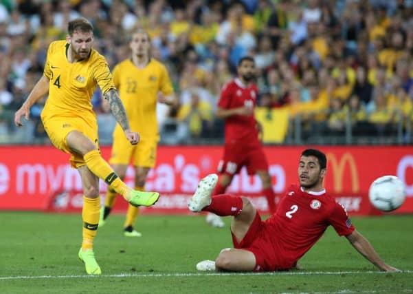 Martin Boyle is one of three Hibs players in Australia's Asian Cup squad. Pic: Getty