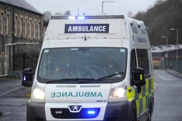 A thief robbed an ambulance on Christmas Day