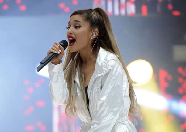 Ariana Grande will perform in Glasgow in September 2019. Picture: PA Wire