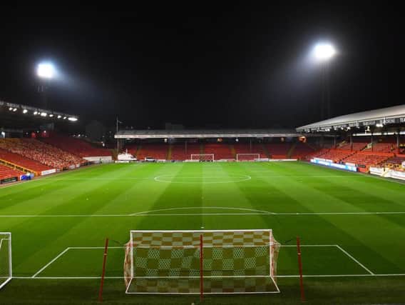 A general view of Pittodrie Stadium