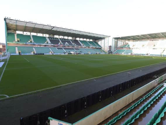 A general view of Easter Road stadium