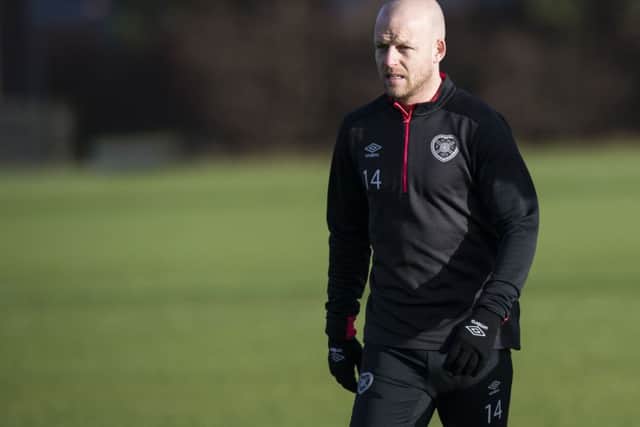 Hearts striker Steven Naismith has returned from injury. Picture: SNS