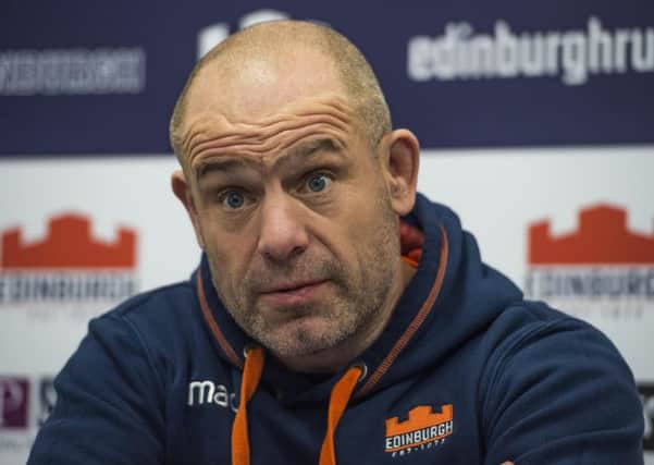 Richard Cockerill wants to make BT Murrayfield as intimidating as possible for Montpellier