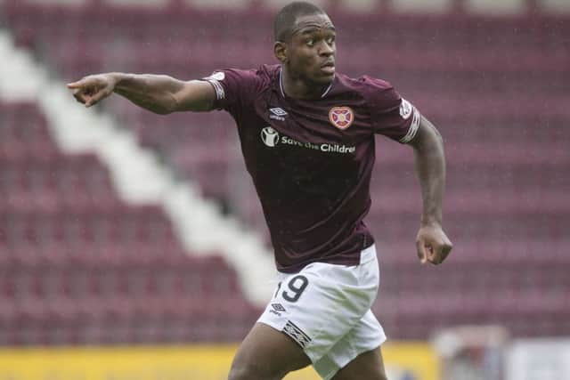 Uche Ikpeazu used Didier Drogba for inspiration when younger. Picture: SNS/Craig Foy