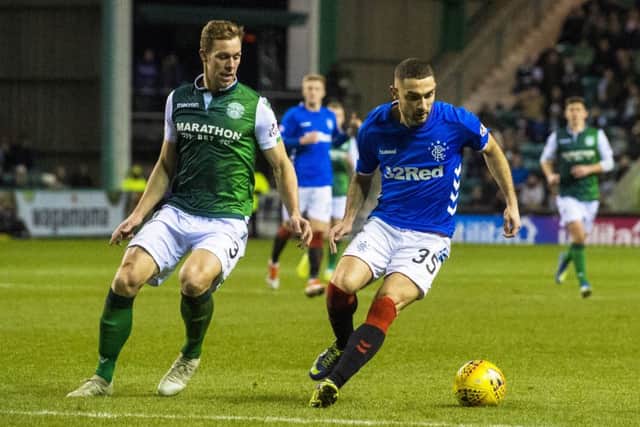 Hibs and Rangers drew 0-0 at Easter Road last midweek. Picture: SNS