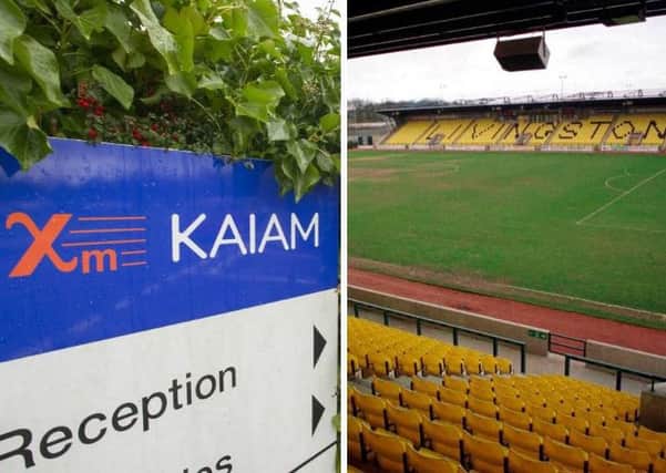 Livingston FC have donated restaurant vouchers and match tickets to workers at troubled Kaiam.
