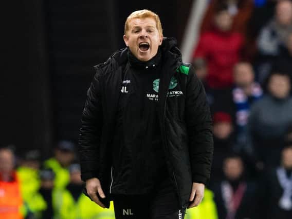 Neil Lennon was delighted with his teams effort at Ibrox.