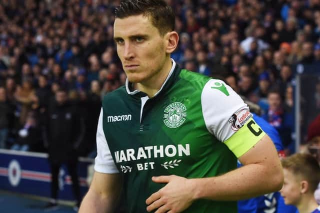 Paul Hanlon returned to the starting line-up and the centre-half put in an assured performance. Picture: SNS Group