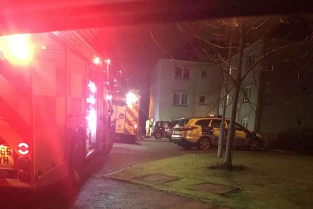 Fire crews were called to Mavis Drive