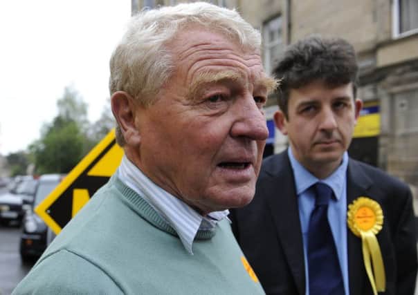 Paddy Ashdown on the campaign trail in Edinburgh in 2010. Picture: Ian Rutherford