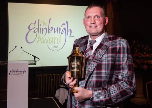 Doddie Weir was presented with the  2018 Edinburgh Award in November. Picture: Ian Georgeson