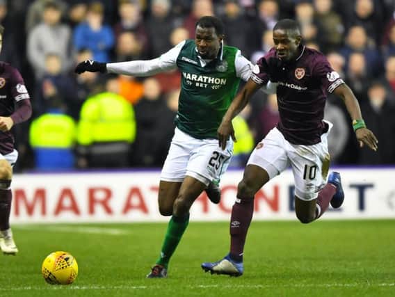 Efe Ambrose was the main driving force for Neil Lennon's men. Pic: SNS
