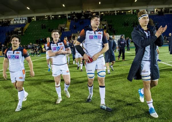 Edinburgh completed a second win over rivals Glasgow. Pic: SNS