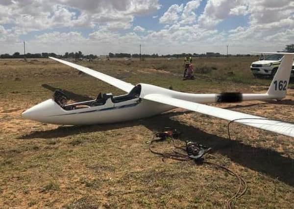 It's understood the glider crashed in the city of Bloemfontein. Picture: Twitter/@_ArriveAlive