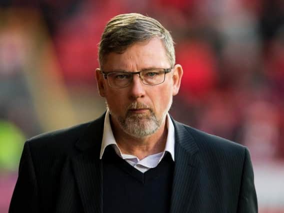 Hearts manager Craig Levein was at Hampden Park to face the Scottish Football Association today