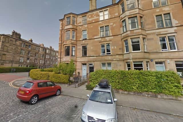 Neighbours have complained about residents in the flat in Thirlestane Road