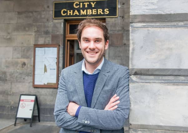Council leader Adam McVey has nailed his colours to the mast on the issue of the tram extension to Newhaven. Picture: Ian Georgeson