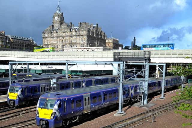 Railway staff at Edinburgh Waverley are going on strike after accusing a contractor of breaking promises about improving their "lousy" accommodation. Picture: JP Licence