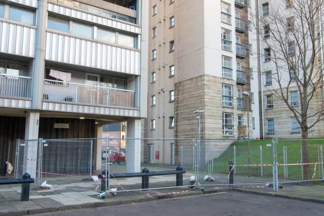The city council has installed fencing while officers investigate the damage and carry out the required repairs.