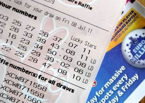 A Midlothian man has won Â£1m in the Euromillions UK Millionaire Maker draw. Picture: PA Wire