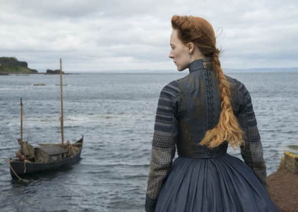 Key scenes in the new Mary Queen of Scots film, starring Saoirse Ronan (pictured) were shot on Seacliff Beach in East Lothian. PIC: Liam Daniel/Focus Feature.