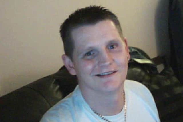 Alan Glancy, pictured, was found dead at his home in Fountainbridge in February of last year.