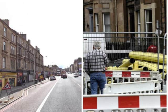 The new roadworks on Leith Walk started this morning. Pic: Google Maps