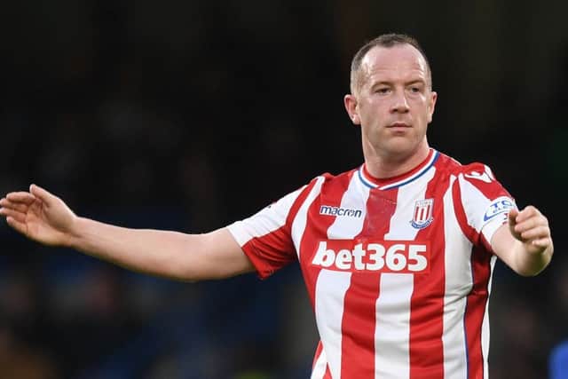 Charlie Adam is eager to secure a move away from Stoke City and had been linked with Hearts