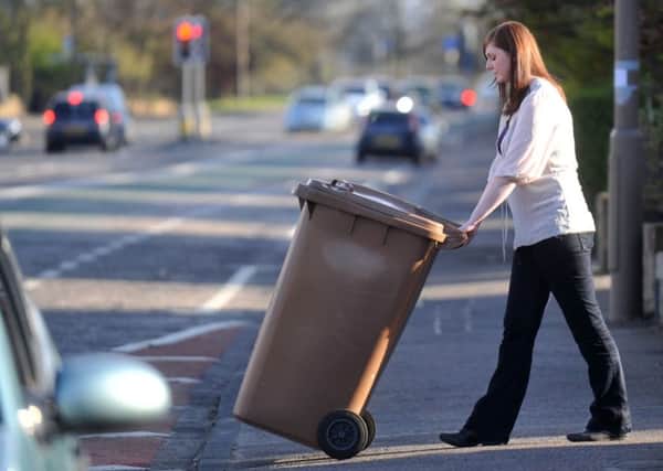 Edinburgh residents have endured  a sharp decline in refuse collection service levels since Octobe. Picture: Jane Barlow