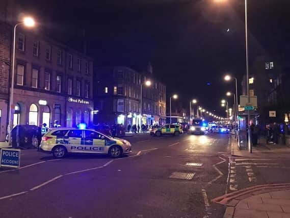 The scene at Leith Walk this evening. Pic: Bradley Lewis Cannon