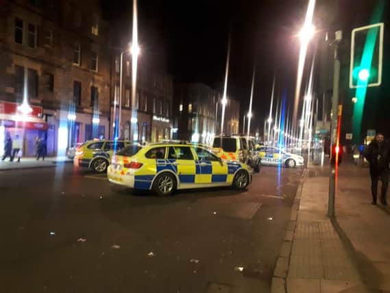 The scene this evening on Leith Walk. Pic: Contributed