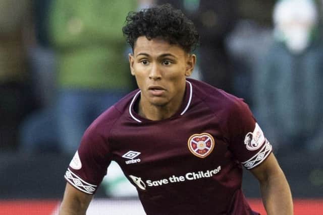 Demetri Mitchell is in his second season at Hearts