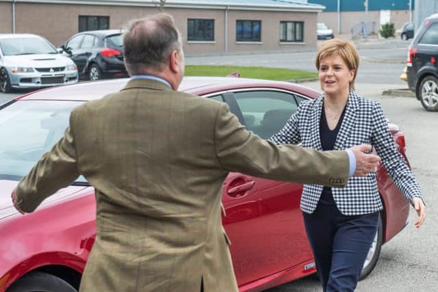 Nicola Sturgeon and Alex Salmond in happier times. Picture: Michal Wachucik/AFP/Getty Images