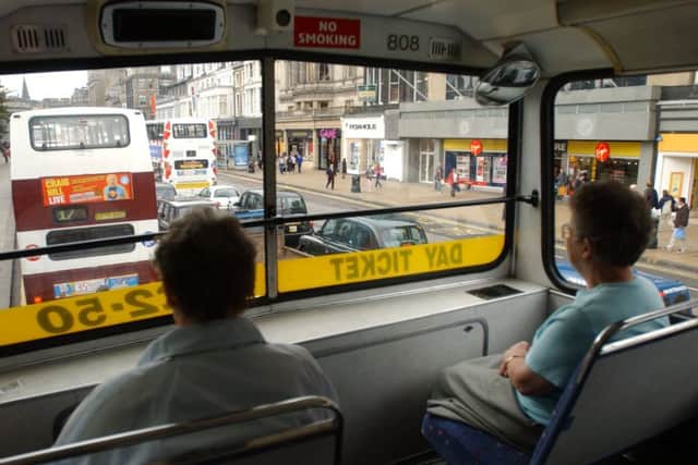 Before buses were all fitted with CCTV, the driver used a kind of periscope contraption with a curved mirror to check what was going on upstairs.