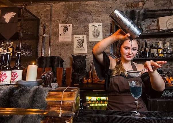 The 'Blood & Wine' pop-up bar will return to Edinburgh on 1 March.