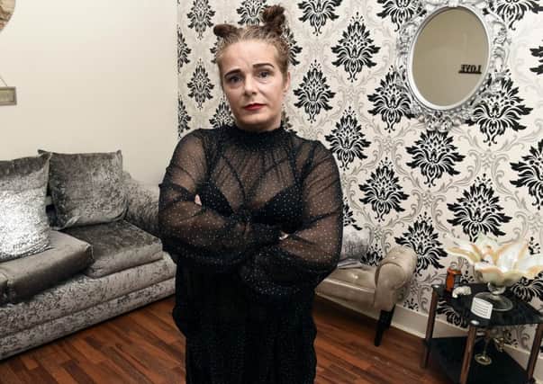 Georgina McCallum wants the housing association to rehome her since mice invaded her flat. Picture: Lisa Ferguson