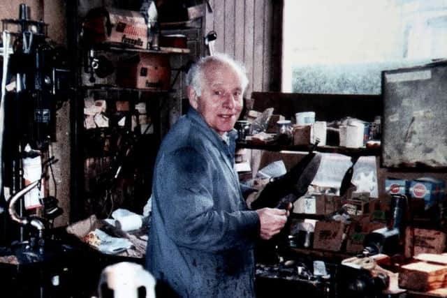 Jock Robertson ran a cobblers shop for 71 years.