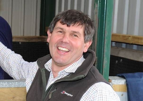 John Williams trainer  Sandy Thomson pictured at his yard at Greenlaw in the Borders