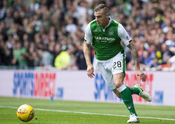 Anthony Stokes joined Hibs for a second spell in the 2016 January transfer window. Picture: SNS