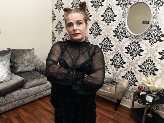 Georgina McCallum wants the housing association to rehome her since mice invaded her flat. Picture: Lisa Ferguson