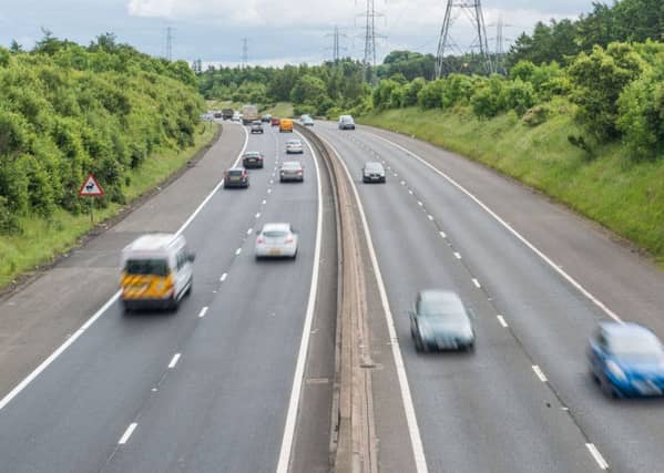 A general view of the Edinburgh Bypass. Picture: Ian Georgeson