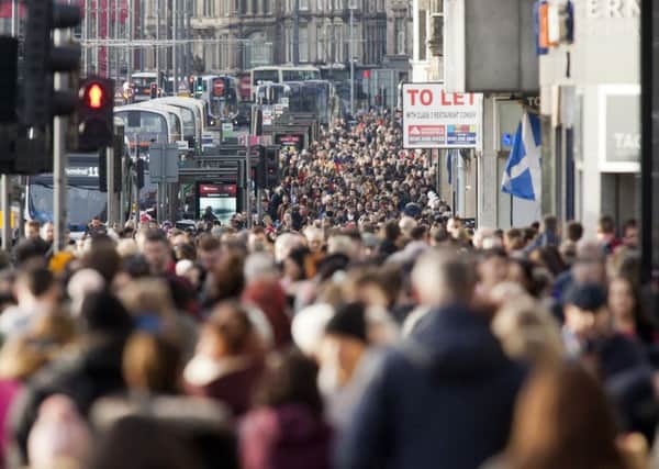 Economist Andrew Wilson says Edinburgh's population is likely  to double in 25 years. Picture: Alistair Linford