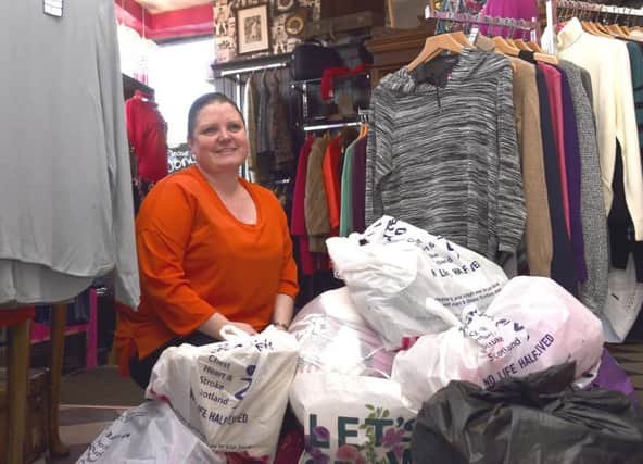 Sharron Fraser is overwhelmed at the generosity of local residents. Pic: Lisa Ferguson