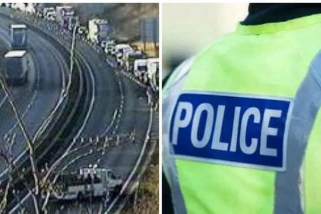 Police are probing a link between the dairy van and the body found on the central reservation of Edinburgh's bypass