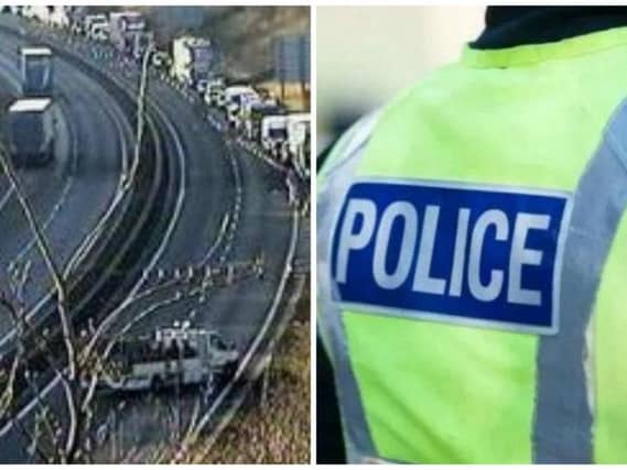 Police are probing a link between the dairy van and the body found on the central reservation of Edinburgh's bypass