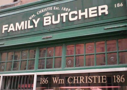 WM Christie family butcher in Bruntsfield. Pic: Google Maps