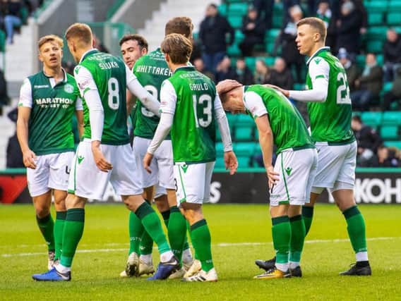 It was a good day at the office for Hibs as they saw off Elgin, much to the delight of their fans