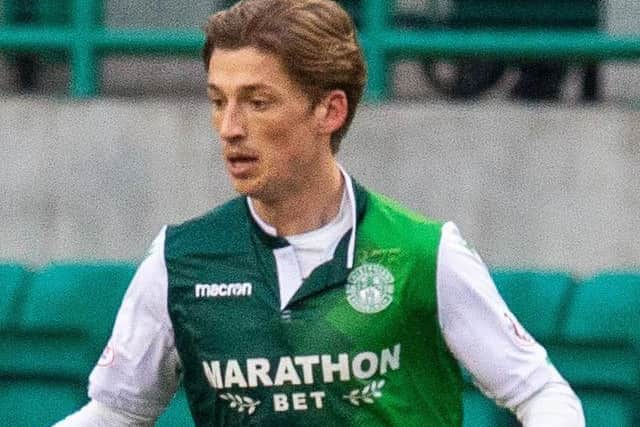 Ryan Gauld made his debut for Hibs on Saturday